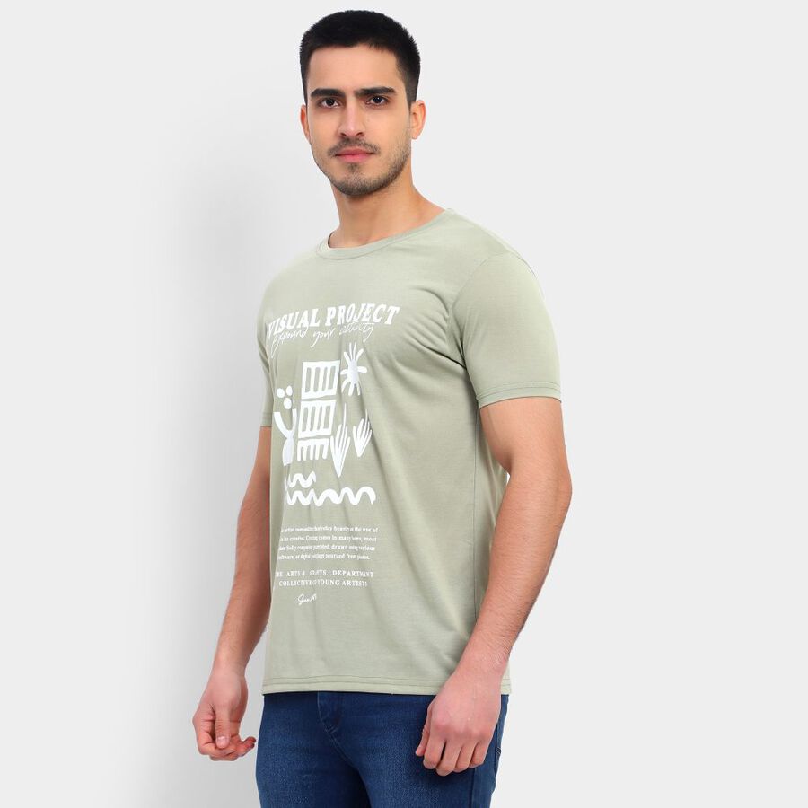 Men's T-Shirt, हल्का हरा, large image number null